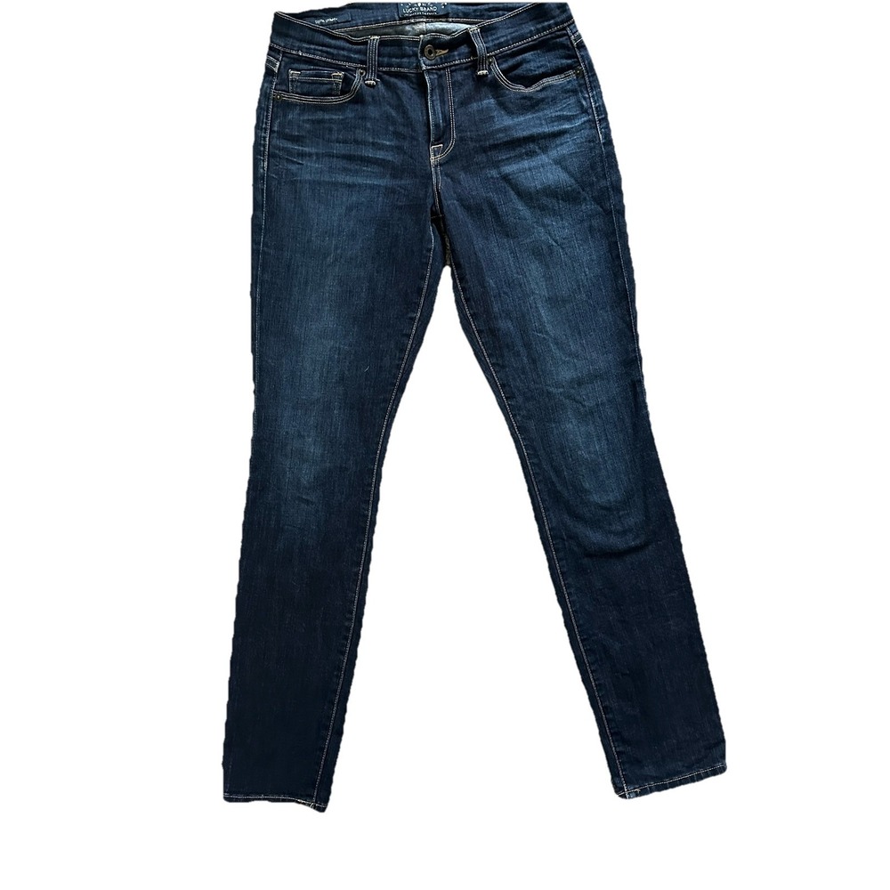 Lucky Brand Sofia Skinny Jeans Dark Wash Size‎ 4 27R Stretch